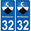 32 Penmarch wappen aufkleber typenschild aufkleber stadt