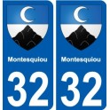 32 Penmarch coat of arms sticker plate stickers city