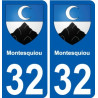 32 Penmarch blason autocollant plaque stickers ville