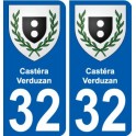 32 Penmarch coat of arms sticker plate stickers city