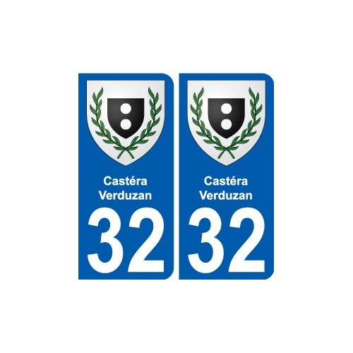 32 Penmarch escudo de armas de la etiqueta engomada de la placa de pegatinas de la ciudad