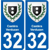 32 Penmarch stemma adesivo piastra adesivi città