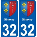 32 Penmarch wappen aufkleber typenschild aufkleber stadt