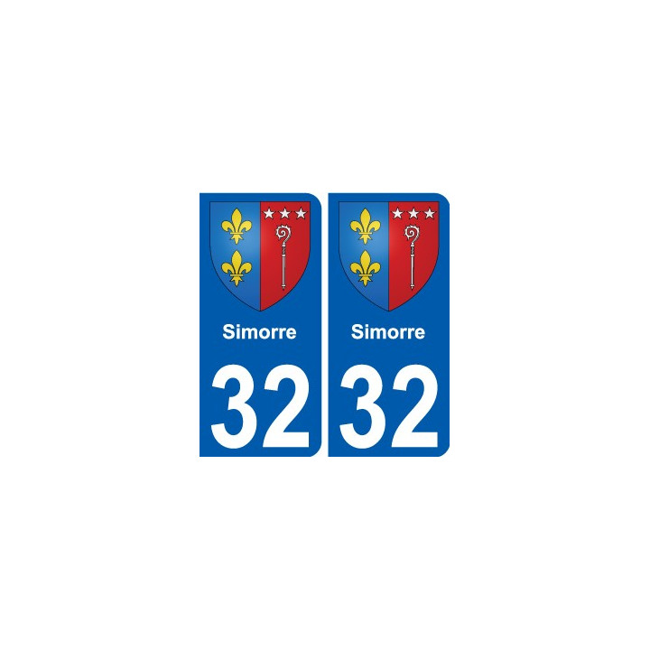 32 Penmarch escudo de armas de la etiqueta engomada de la placa de pegatinas de la ciudad