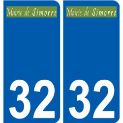 32 Penmarch logo adesivo piastra adesivi città
