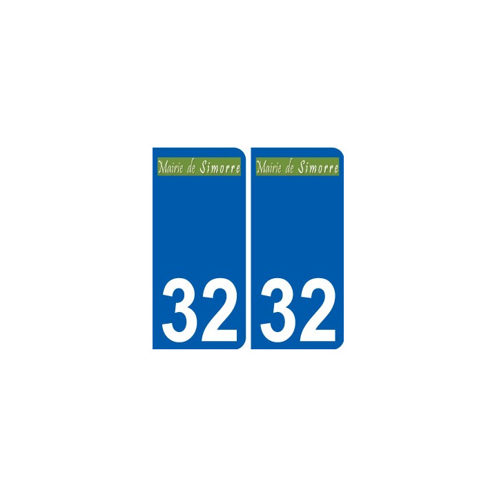 32 Penmarch logo autocollant plaque stickers ville