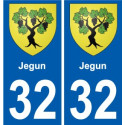32 Penmarch blason autocollant plaque stickers ville