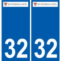 32 Penmarch logo autocollant plaque stickers ville