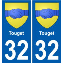 32 Penmarch blason autocollant plaque stickers ville