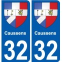 32 Penmarch coat of arms sticker plate stickers city