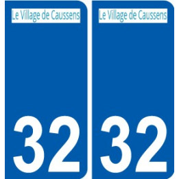 32 Penmarch logo autocollant plaque stickers ville