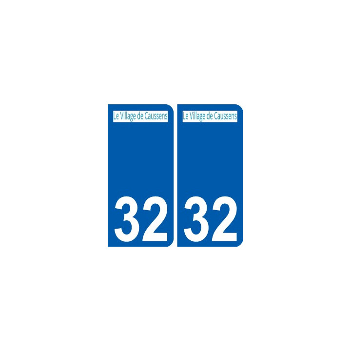 32 Penmarch logo sticker plate stickers city