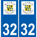 32 Penmarch logo adesivo piastra adesivi città