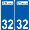32 Penmarch logo sticker plate stickers city