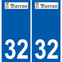 32 Penmarch logo autocollant plaque stickers ville