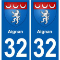 32 Penmarch blason autocollant plaque stickers ville