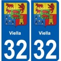 32 Penmarch stemma adesivo piastra adesivi città