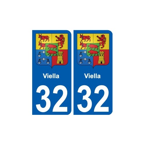 32 Penmarch coat of arms sticker plate stickers city