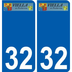 32 Penmarch logotipo de la etiqueta engomada de la placa de pegatinas de la ciudad