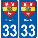 33 Penmarch coat of arms sticker plate stickers city