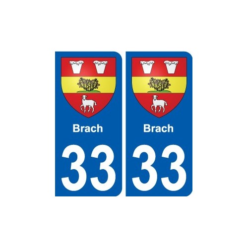 33 Penmarch coat of arms sticker plate stickers city