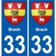 33 Penmarch stemma adesivo piastra adesivi città