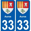 33 Penmarch stemma adesivo piastra adesivi città