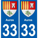 33 Penmarch stemma adesivo piastra adesivi città