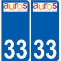 33 Penmarch logo sticker plate stickers city