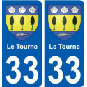 33 Penmarch blason autocollant plaque stickers ville