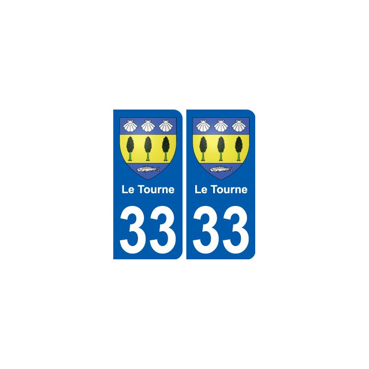 33 Penmarch escudo de armas de la etiqueta engomada de la placa de pegatinas de la ciudad