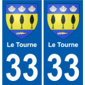 33 Penmarch blason autocollant plaque stickers ville