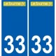 33 Penmarch logo adesivo piastra adesivi città