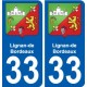 33 Penmarch stemma adesivo piastra adesivi città