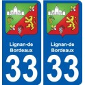 33 Penmarch stemma adesivo piastra adesivi città