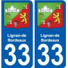 33 Penmarch stemma adesivo piastra adesivi città