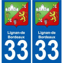 33 Penmarch stemma adesivo piastra adesivi città