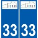 33 Penmarch logo adesivo piastra adesivi città