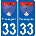 33 Penmarch stemma adesivo piastra adesivi città
