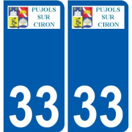 33 Penmarch logo sticker plate stickers city