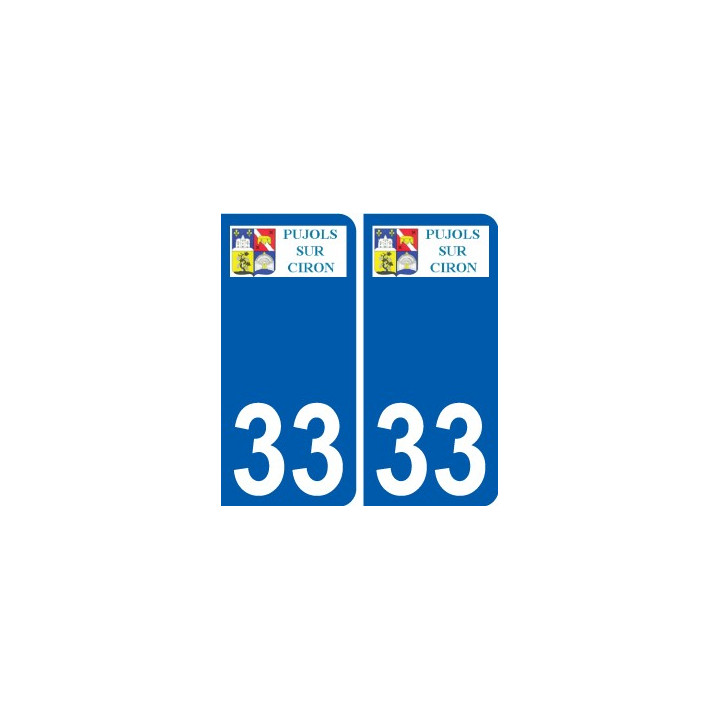 33 Penmarch logo sticker plate stickers city