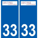33 Penmarch logo adesivo piastra adesivi città