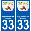 33 Penmarch stemma adesivo piastra adesivi città