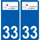 33 Penmarch logo adesivo piastra adesivi città