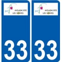 33 Penmarch logo adesivo piastra adesivi città