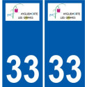 33 Penmarch logo adesivo piastra adesivi città