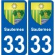 33 Penmarch blason autocollant plaque stickers ville