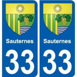 33 Penmarch coat of arms sticker plate stickers city