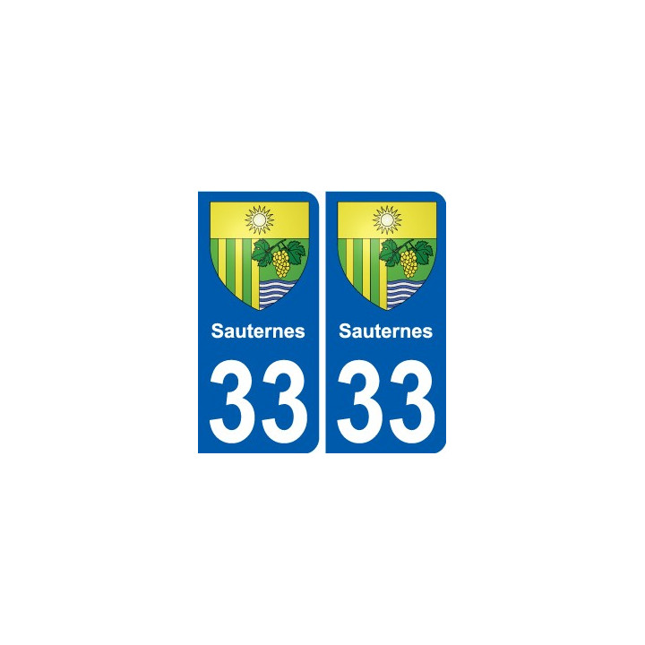 33 Penmarch escudo de armas de la etiqueta engomada de la placa de pegatinas de la ciudad