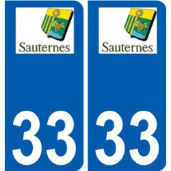 33 Penmarch logotipo de la etiqueta engomada de la placa de pegatinas de la ciudad